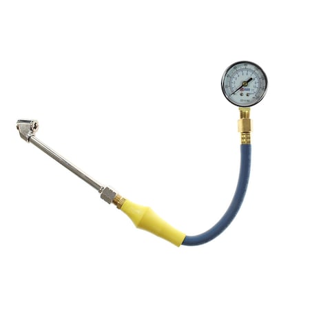 Coilhose Pneumatics Dial Pressure Gauge w/Dual Foot Chuck 0-160 PSI TGA160